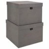 Bigso Box Of Sweden Aufbewahrungsboxen Tristan, 2er-Set -BadWelt Verkaufs-Shop 1150318